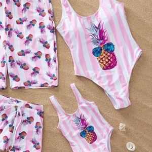 Mommy and Me matching swimsuits